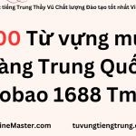 Từ vựng mua hàng Trung Quốc Taobao 1688 Tmall - Từ vựng tiếng Trung Taobao Tmall 1688